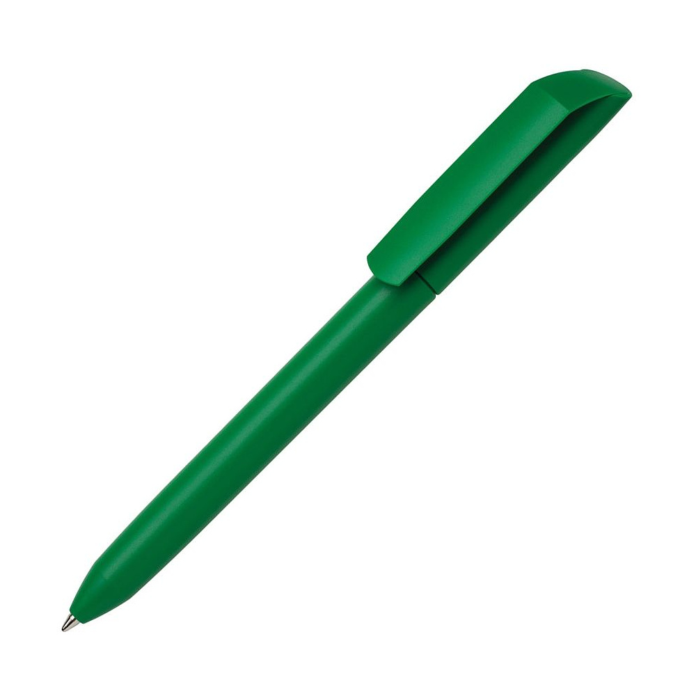 Ручка шариковая автоматическая "Flow Pure", 1.0 мм, зеленый, стерж. синий