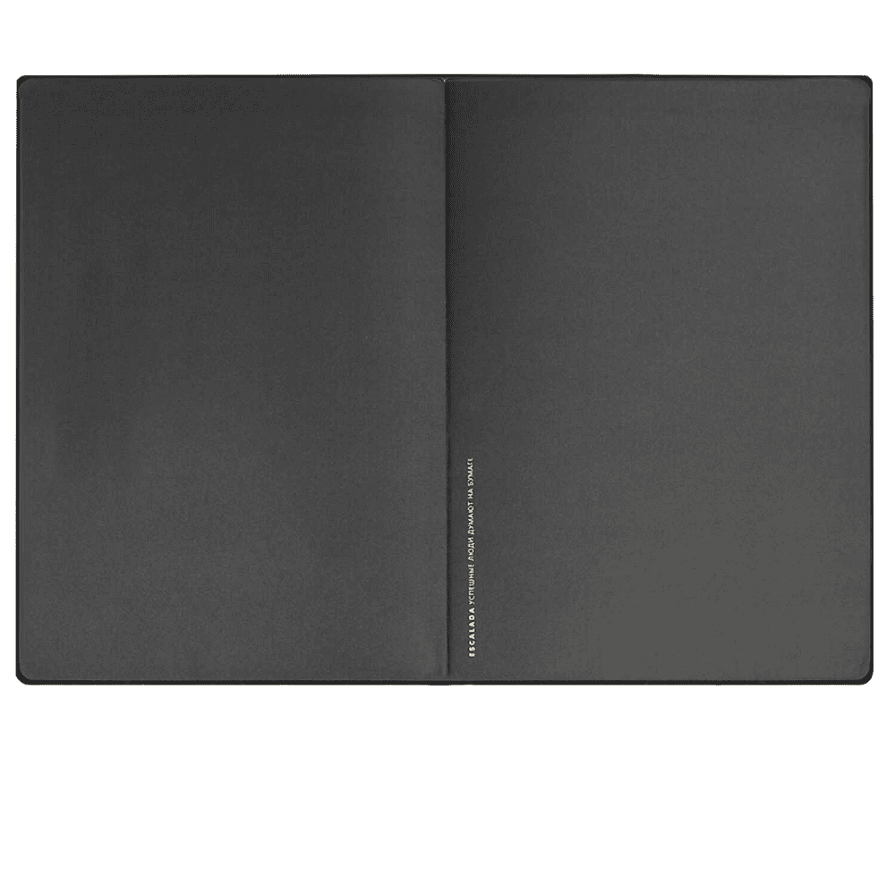 Еженедельник датированный "Тиволи Делавэ черный", А4, 160 страниц, черный, 2026 - 5