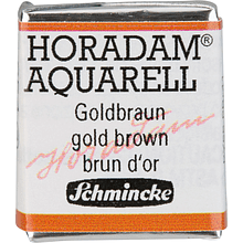 Краски акварельные "Schmincke Horadam", 654 коричневый золотистый, полукювета