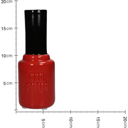 Ваза "Nail Polish", керамическая, красный, черный - 2