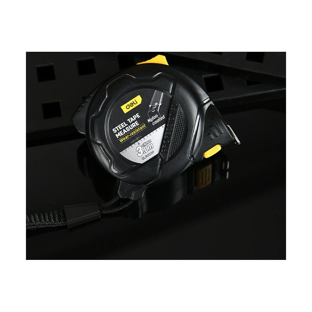 Рулетка Deli YS EDL3799, 3 м х 16 мм, желтый, черный - 7