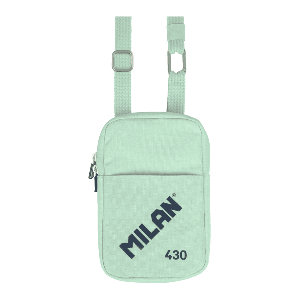 Сумка через плечо "430 SINCE 1918", 19х12.8х2.3 см, зеленый