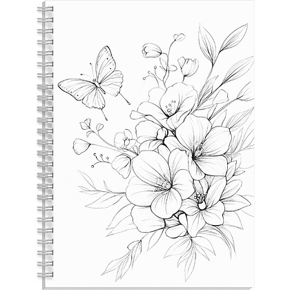 Раскраска "Красивая раскраска. Цветы" - 9