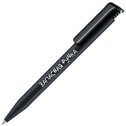  Набор ручек шариковых автоматических "Super Hit Matt. Запасная ручка", 1.0 мм, черный, стерж. синий, 5 шт - 2