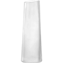 Ваза стеклянная "Turno", 34 см, матовый белый