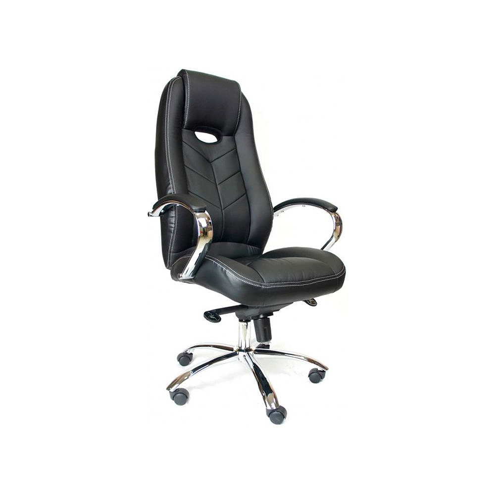 Кресло для руководителя EVERPROF "DRIFT PU", экокожа, металл, черный