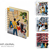 Блокнот "Art Journal", A6, 120 листов, клетка, линейка, точка, ассорти - 2