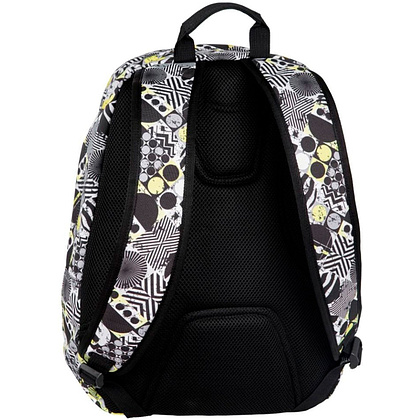 Рюкзак молодежный CoolPack "Scout Tic Tac", белый, черный, желтый - 2