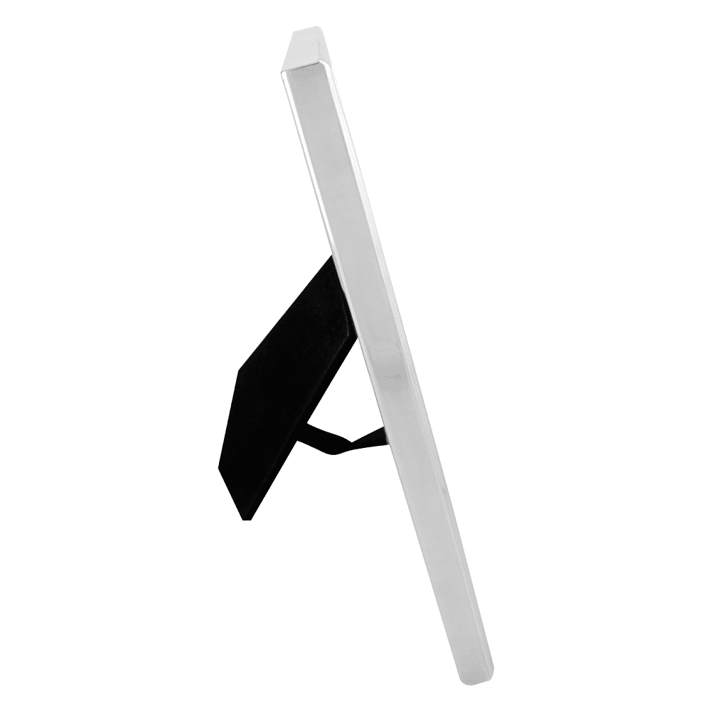 Фоторамка "SILVIA", 10х15 см, металл со стеклом, серебристый - 3