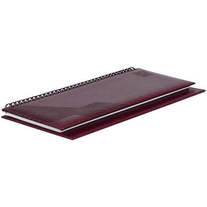 Планинг датированный "Сафир", 310х130 мм, 64 листа, бордовый, 2026 - 3