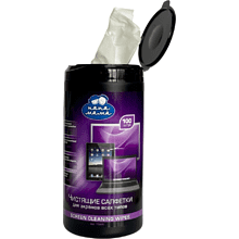 Чистящие салфетки для экранов "Zala" в тубе, 100 шт