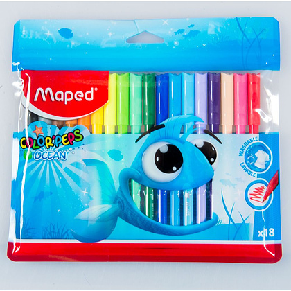 Фломастеры "Color Peps Ocean", 18 шт, -30% - 2