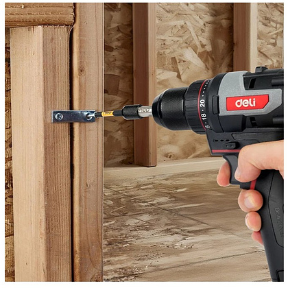 Держатель бит (насадок) Deli YS EDL107401, магнитный, набор 2 шт., 60мм, 1/4", с фиксатором - 3 Держатель бит (насадок) Deli YS EDL107401, магнитный, набор 2 шт., 60мм, 1/4", с фиксатором - 3