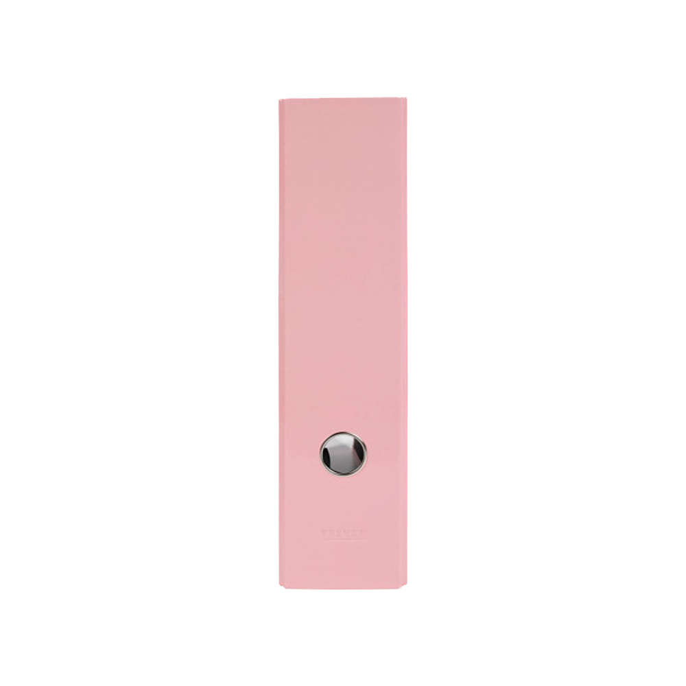 Папка-регистратор "Aquarel", А4, 80 мм, ламинированный картон, розовый - 2
