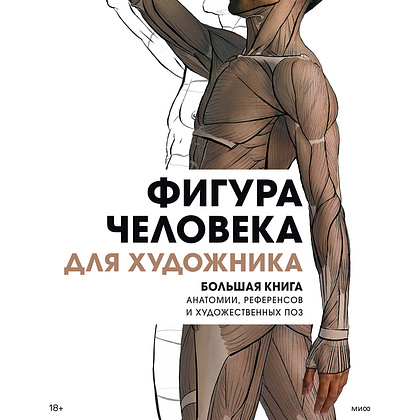 Книга "Фигура человека для художника. Большая книга анатомии, референсов и художественных поз"