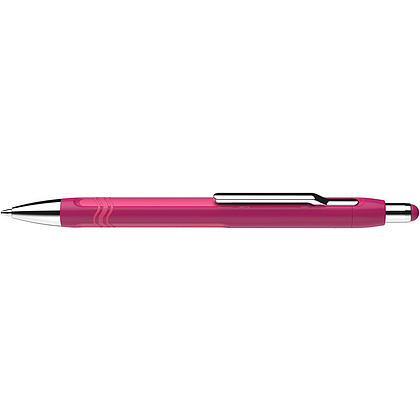 Ручка шариковая автоматическая "Schneider Epsilon", розовый, стерж. синий - 3