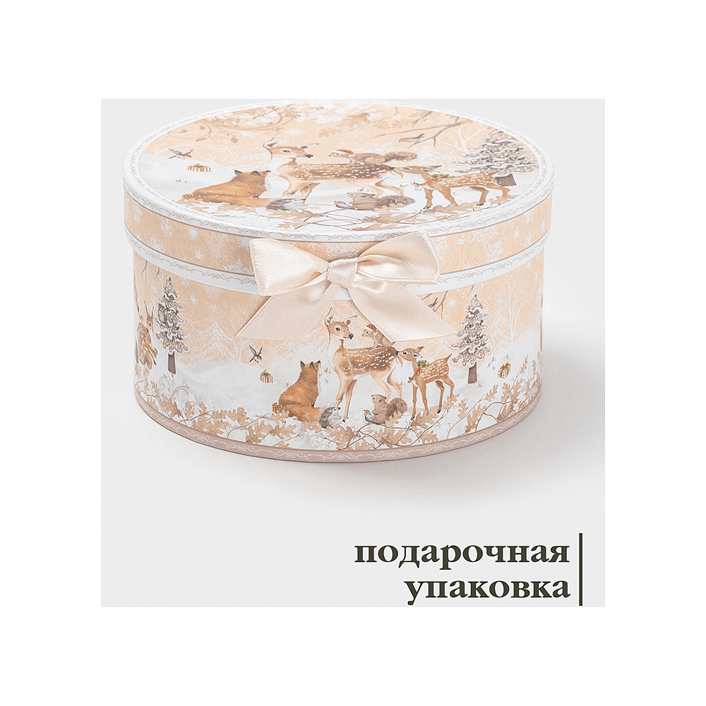 Чашка с блюдцем "Лесное чудо", 180 мл., керамика, подарочная упаковка - 3