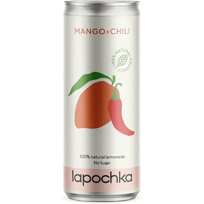 Напиток "Lapochka" вкус манго и чили, 0.33 л