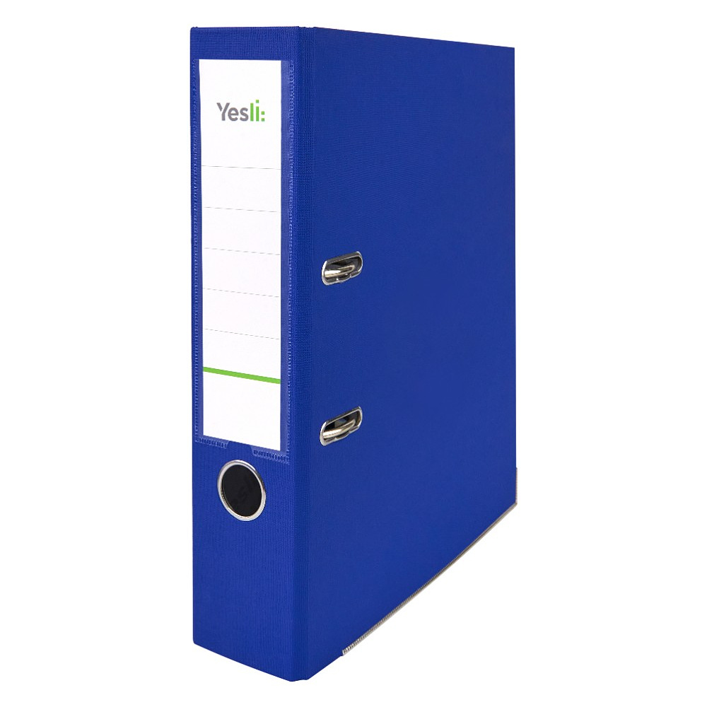 Папка-регистратор "Yesli:", А4, 75 мм, ПВХ, синий