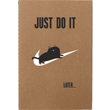 Блокнот «Just do it» из моющегося крафта, A5, натуральный