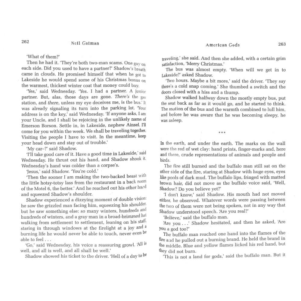 Книга на английском языке "American Gods", Neil Gaiman - 2