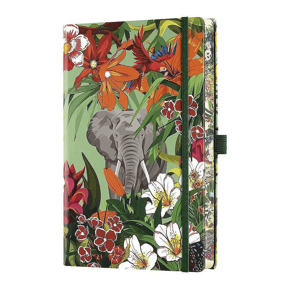 Блокнот Castelli Milano "Eden Elephant", A5, 96 листов, линейка, разноцветный - 2