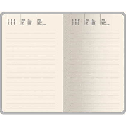 Ежедневник недатированный "Fauna. Гранат", А5, 192 страниц, линейка, черный, красный - 4