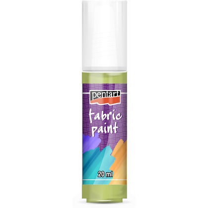 Краски для текстиля "Pentart Fabric paint", 20 мл, лаймовый