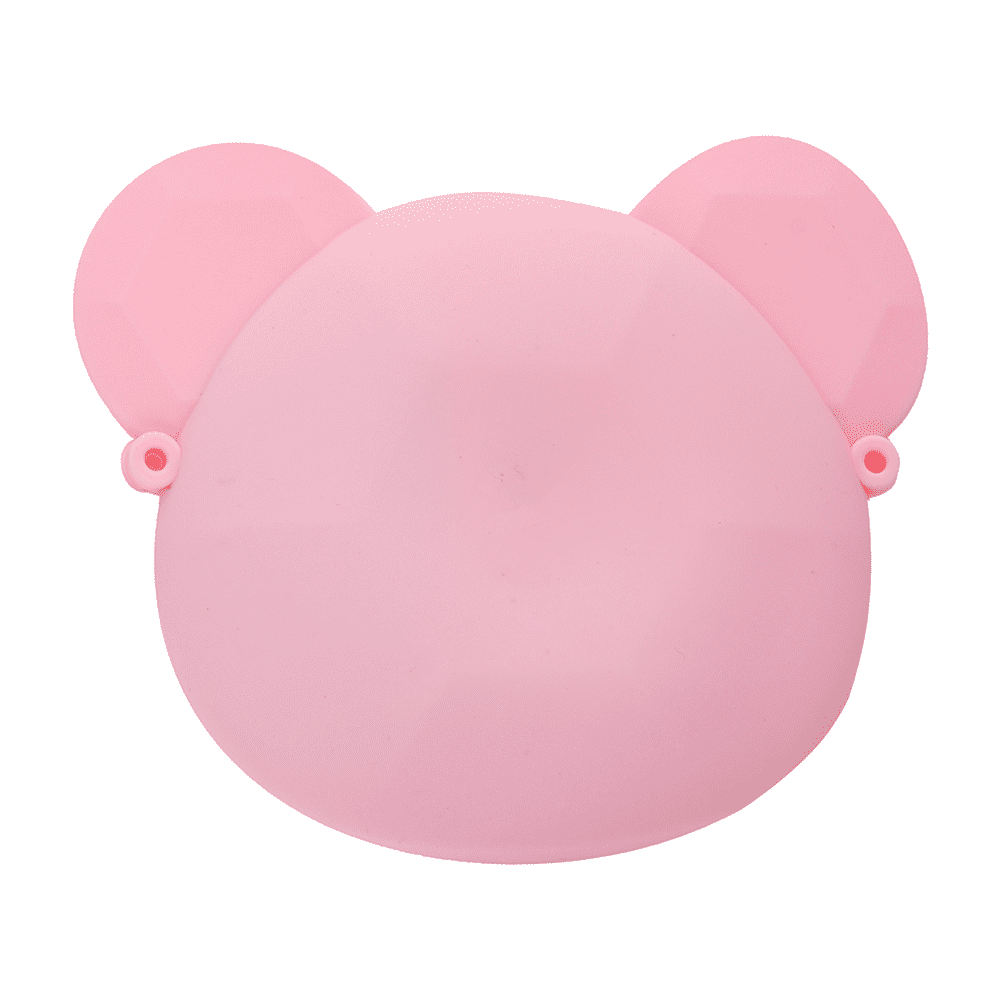 Кошелек "Cat", 15х12.5 см, силикон, розовый - 4