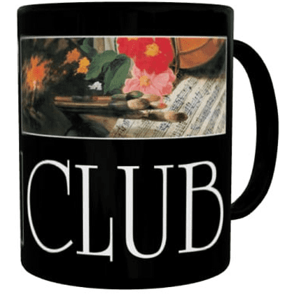 Кружка керамическая "ART CLUB. Фантазии художника. Пьер Юбер Сюблейра", 480 мл, черный - 2