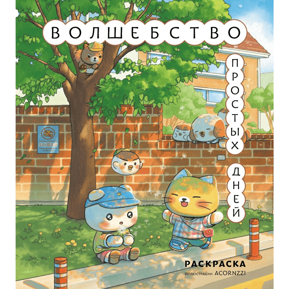 Раскраска "Волшебство простых дней", илл. Acornzzi