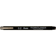 Ручка капиллярная "Pointliner", 0.2 мм, черный