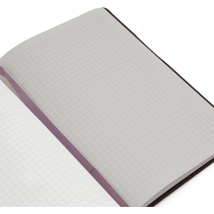 Книга записная "Stripes", А5, 128 листов, клетка, сливовый - 4