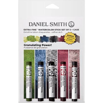 Набор стиков акварельных "Daniel Smith Aquatic Granulating Power Set", 5 цветов
