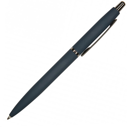 Ручка шариковая автоматическая "San Remo", 1.0 мм, темно-синий, серебристый, стерж. синий