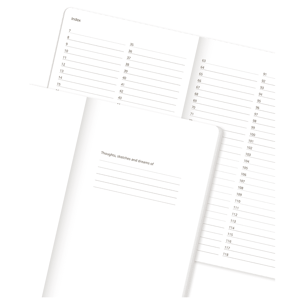 Блокнот "Wool & cotton", А5, 96 листов, линейка, синий - 4