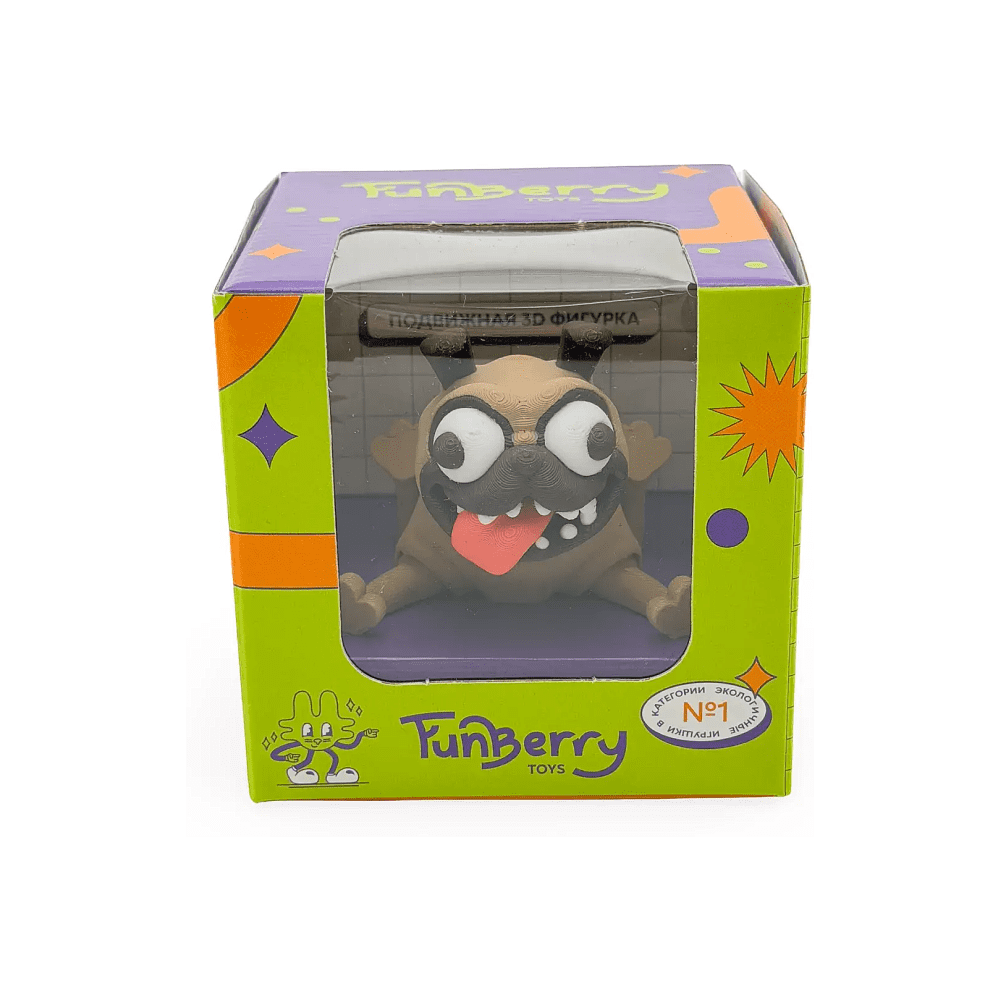 Игрушка 3D "Мопс Персик" - 7