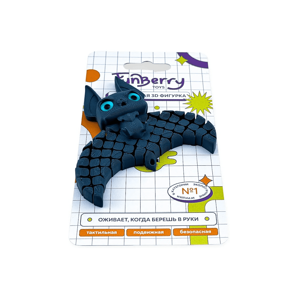 Игрушка 3D "Мышь летучая Полли" - 5