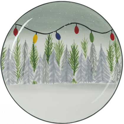 Тарелка керамическая "Сказочная пора", 28.5 см, разноцветный