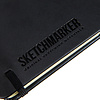 Скетчбук "Sketchmarker. Некранутае", 80 листов, нелинованный, черный - 10