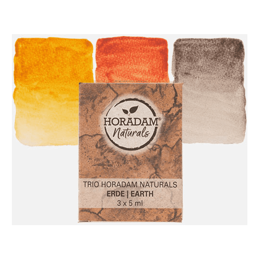 Краски акварельные "Schmincke. Horadam Naturals. Earth", набор 3 цвета, 5 мл, тубы - 2