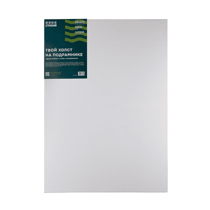 Холст на подрамнике "Стихия", 100% хлопок, 60х80 см, 280 г/м2, мелкое зерно