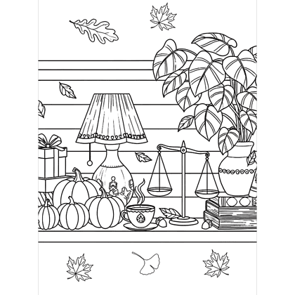 Раскраска "Хюгге с Асей Лавринович. Раскраска-антистресс", Ася Лавринович, Елена Баренбаум - 4