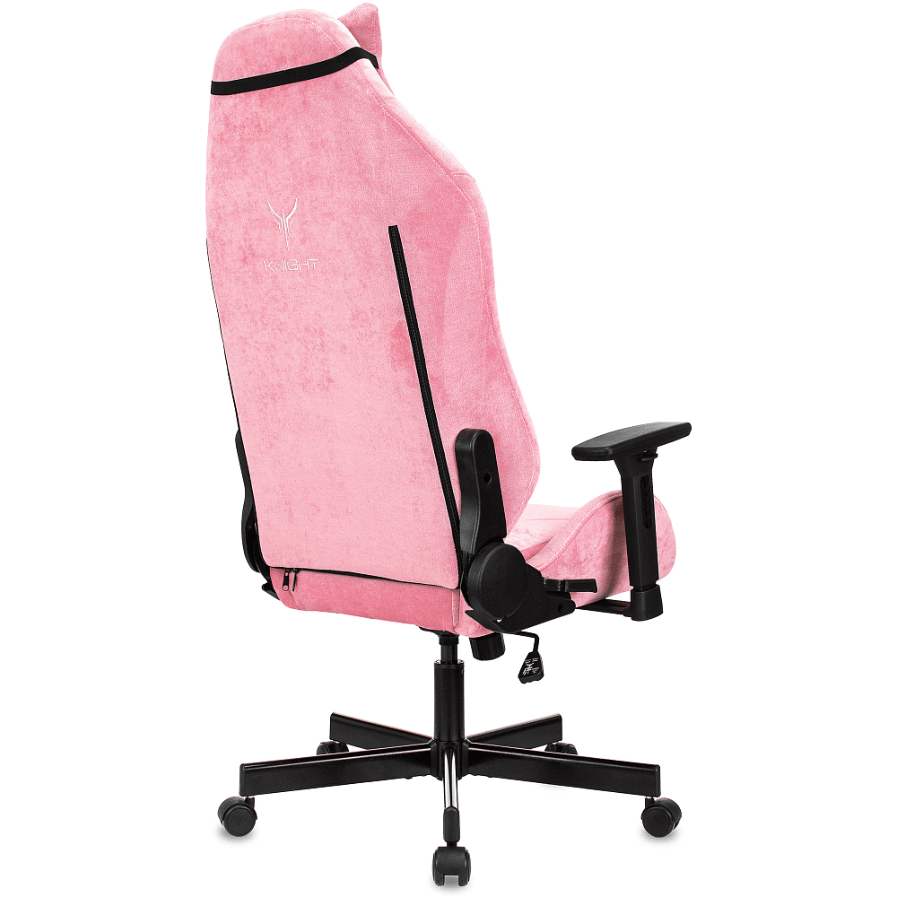 Кресло игровое Knight N1 Fabric ткань, розовый - 4