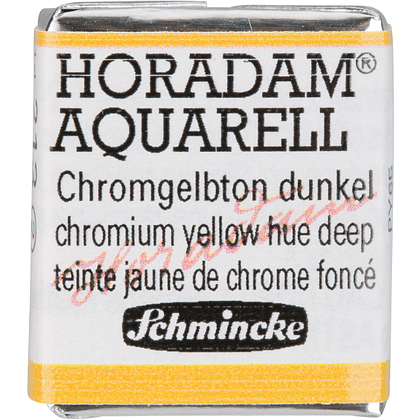 Краски акварельные "Schmincke Horadam", 213 хром желтый темный, полукювета