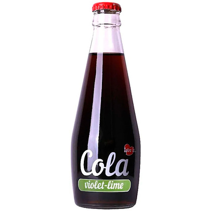 Напиток "Love is...cola", 0.3 л, со вкусом фиалки и лайма