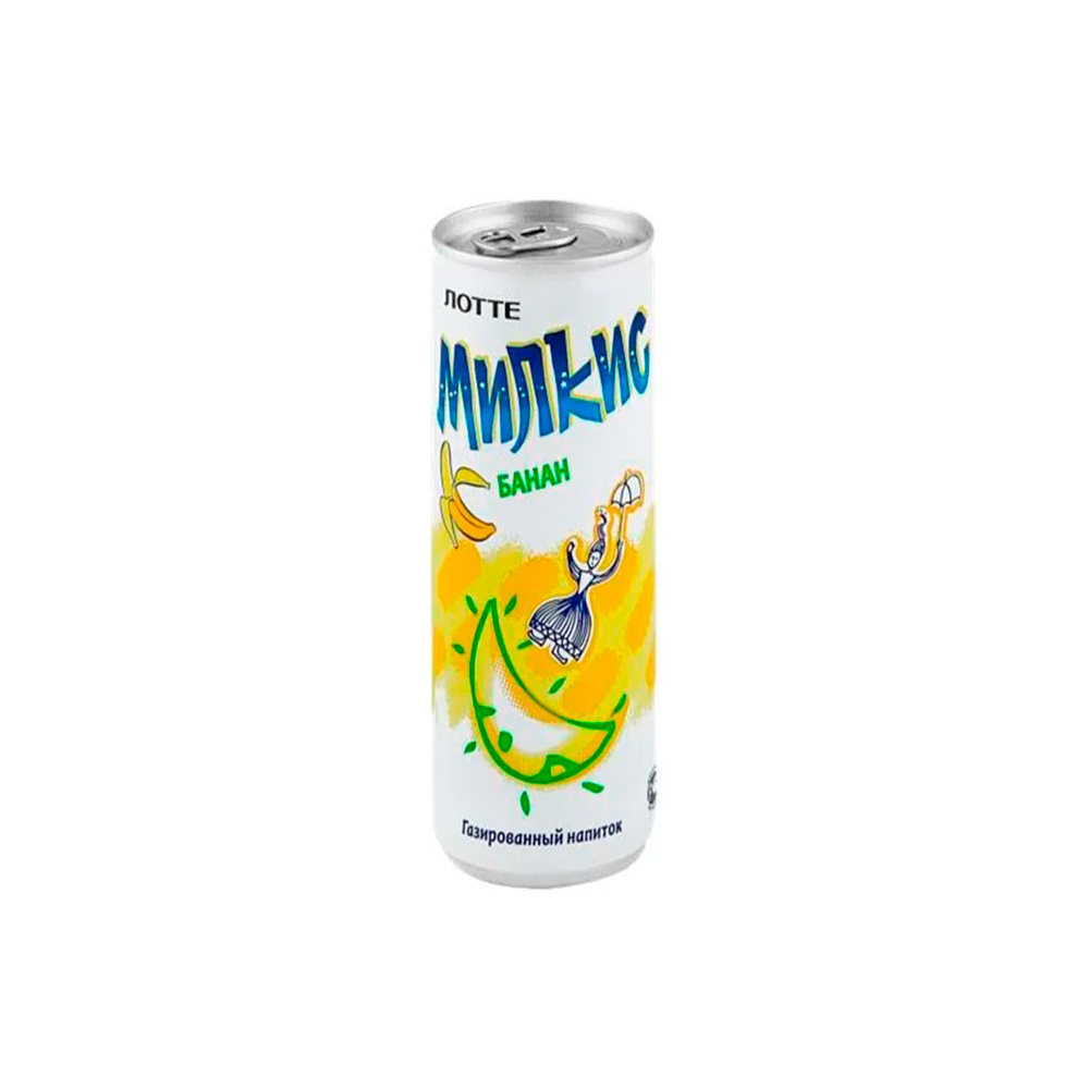 Напиток "Milkis", вкус банана, 0.25 л