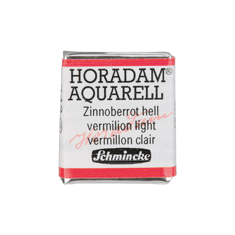 Краски акварельные "Schmincke Horadam", 342 киноварь светлая, полукювета