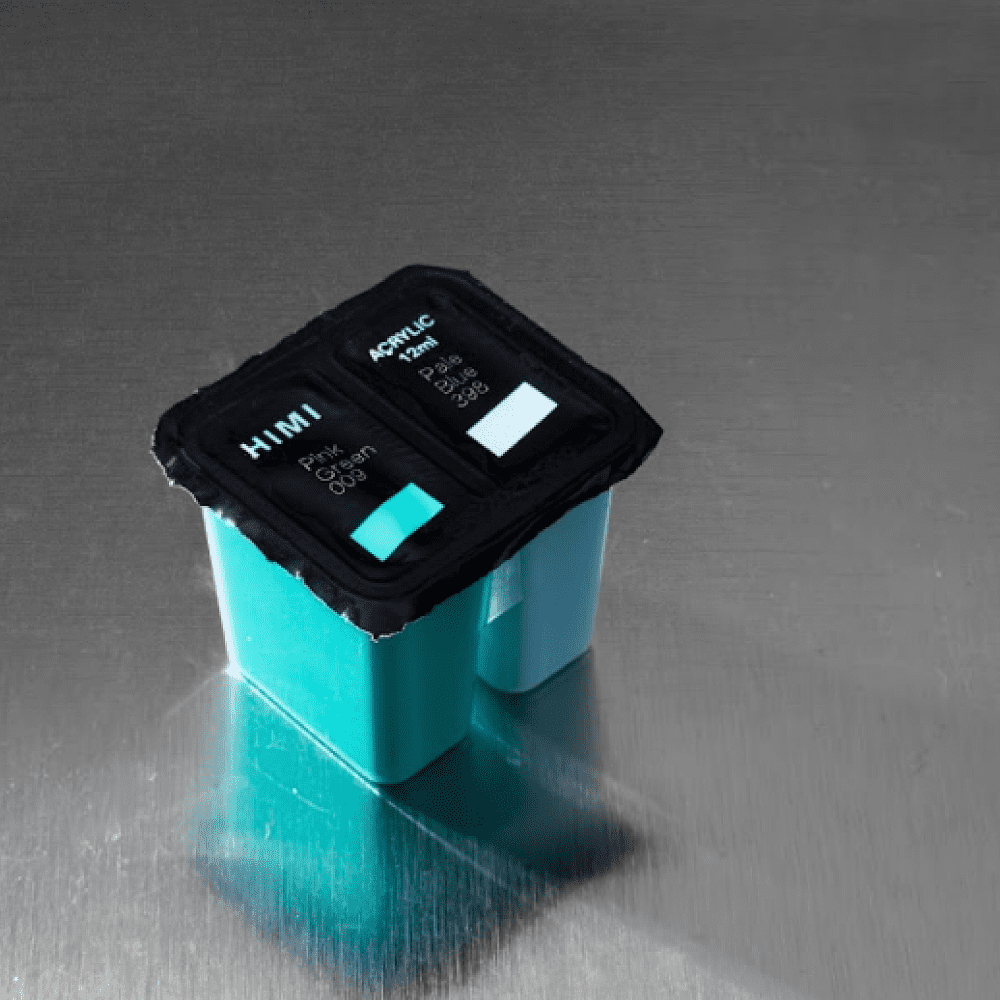 Краски акриловые"Himi Jelly Cup", набор 36 цветов, 12 мл, кювета - 9