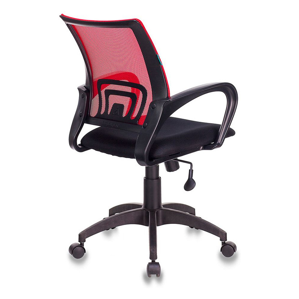 Кресло для персонала Бюрократ "CH-695N/BLACK", ткань, пластик, красный - 8
